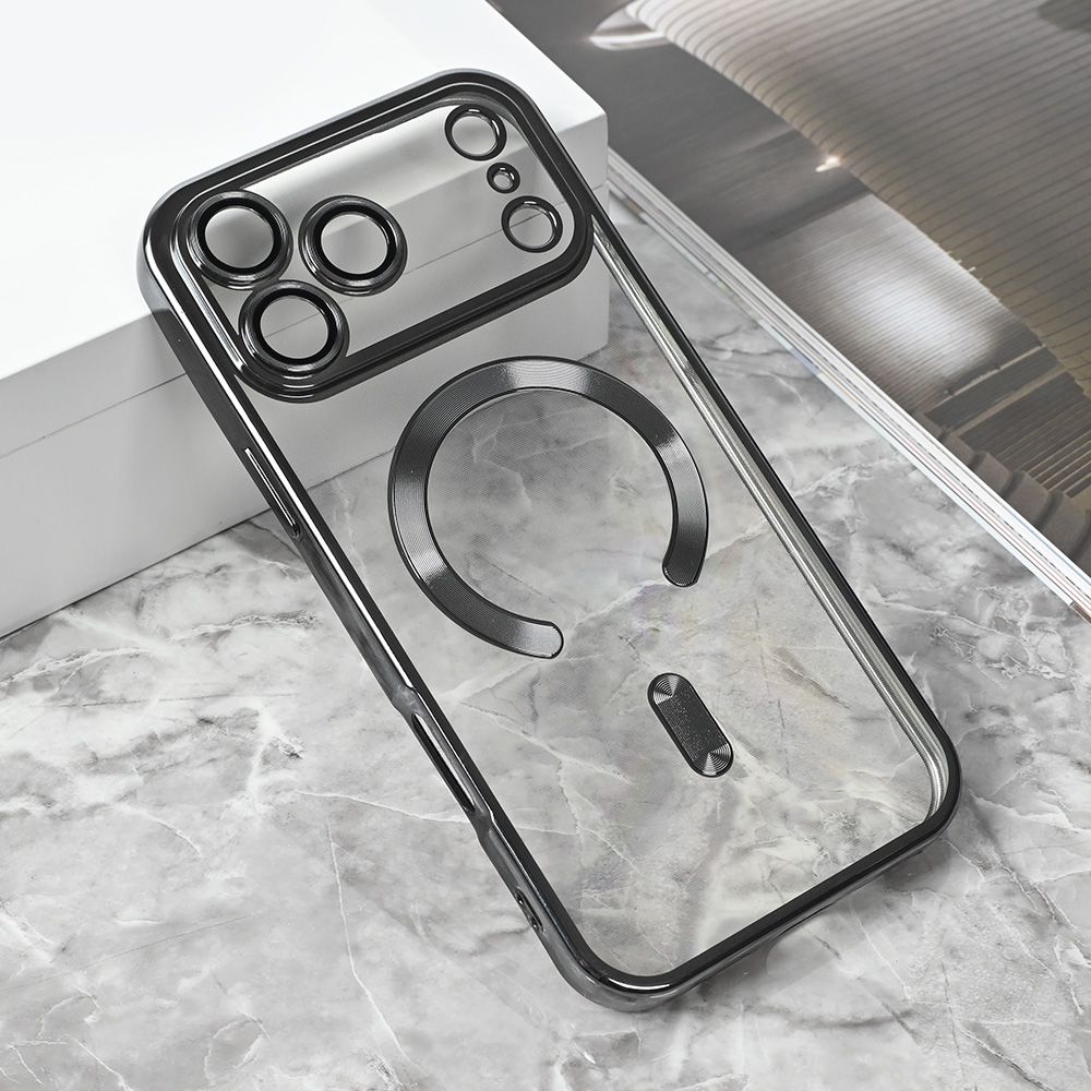 Maska za Apple iPhone 17 Pro Max — Magsafe Lux, siva
