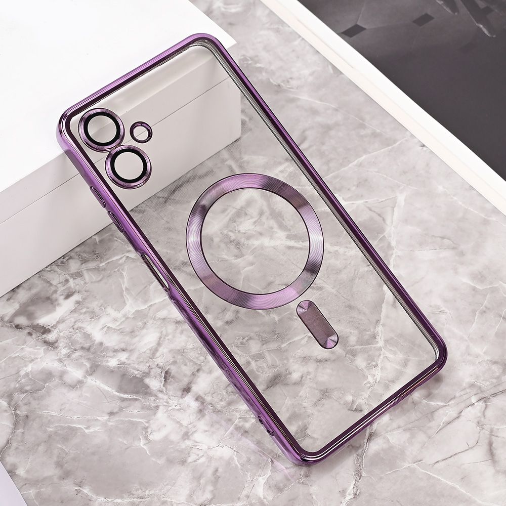 Maska za Samsung Galaxy A06 — Magsafe Lux, ljubicasta