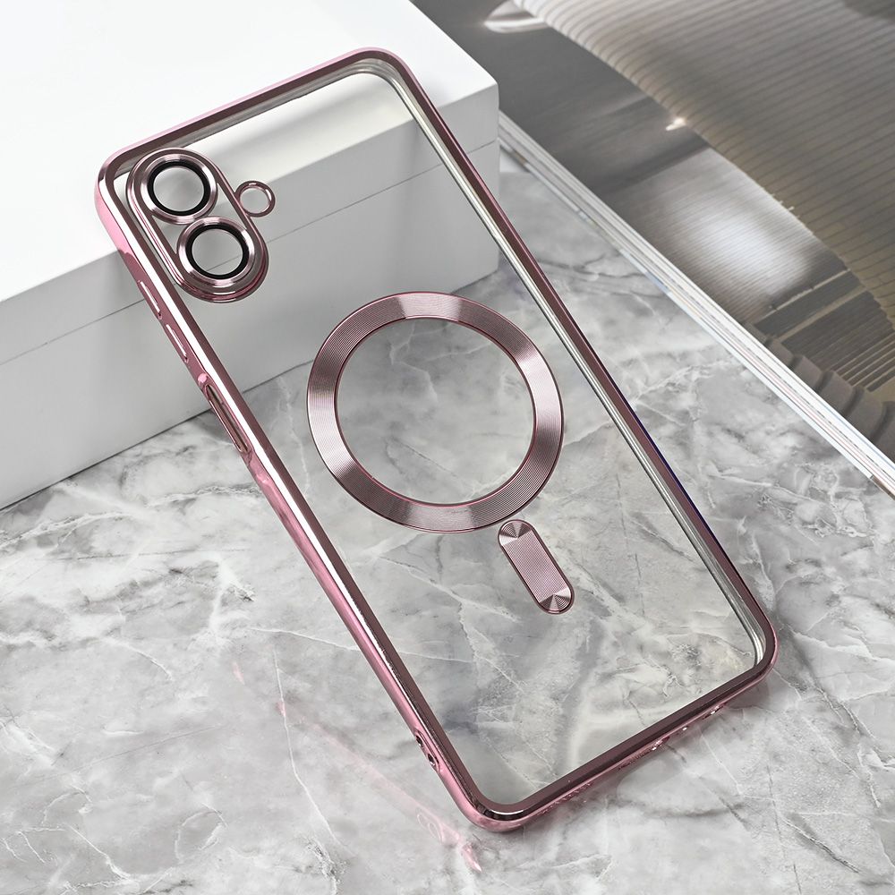 Maska za Samsung Galaxy A07 — Magsafe Lux, roze