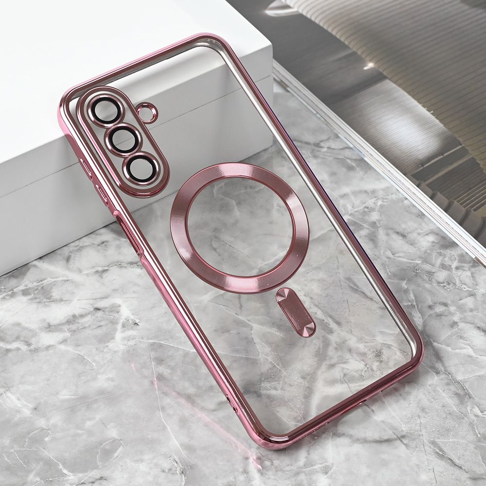 Maska za Samsung Galaxy A17 4G — Magsafe Lux, roze