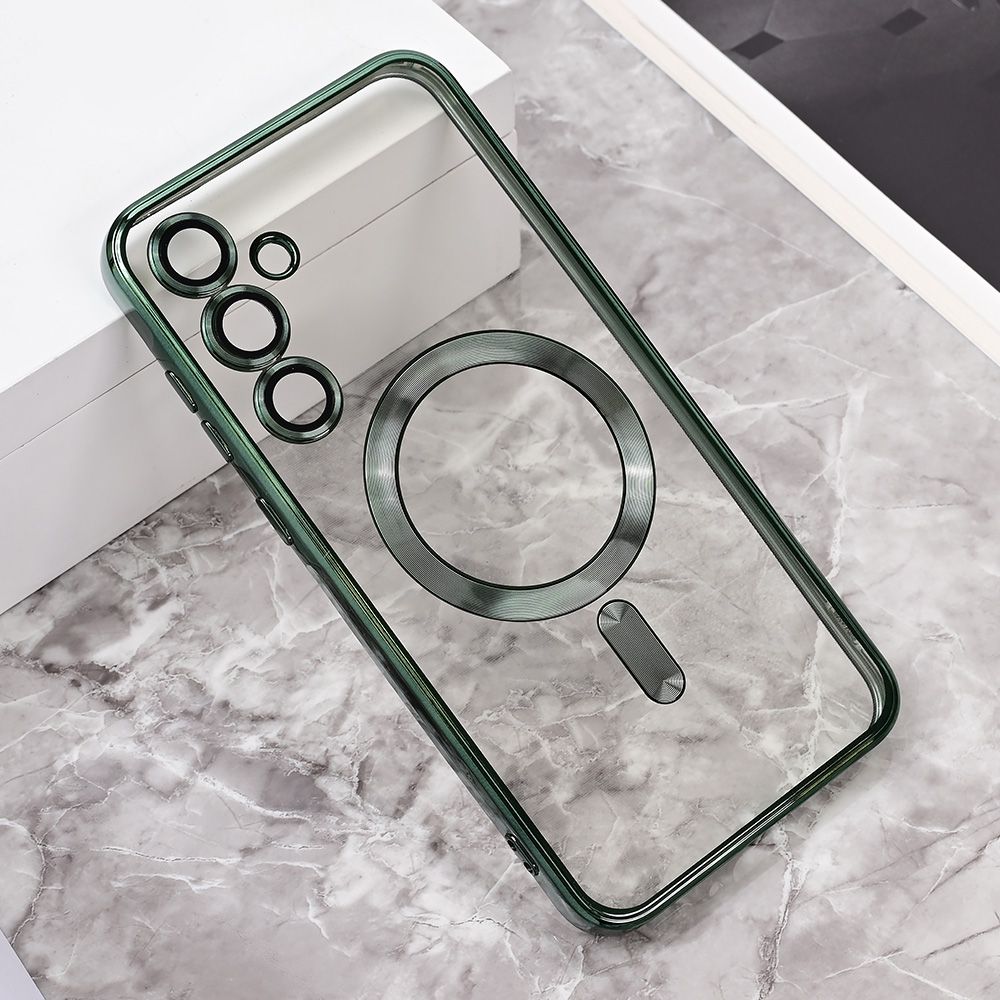 Maska za Samsung Galaxy A35 5G — Magsafe Lux, zelena