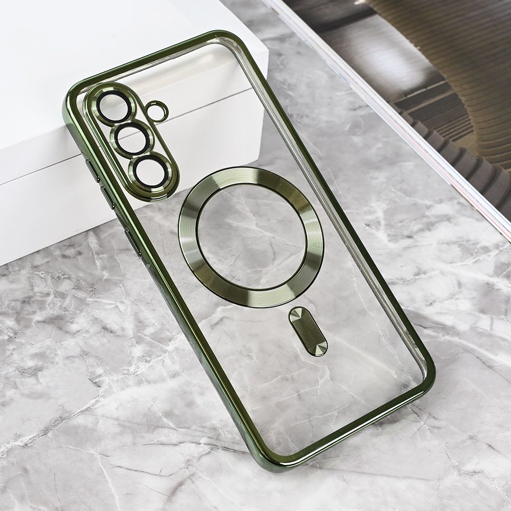Maska za Samsung Galaxy A56 5G — Magsafe Lux, zelena