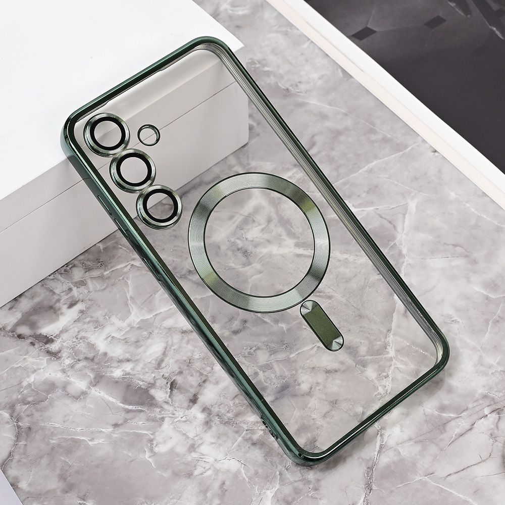 Maska za Samsung Galaxy S24 FE — Magsafe Lux, zelena