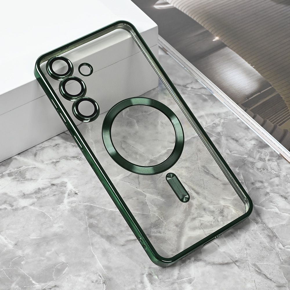 Maska za Samsung Galaxy S25 FE — Magsafe Lux, zelena