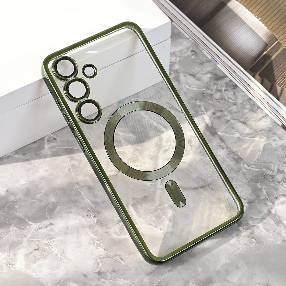 Maska za Samsung Galaxy S25 Plus — Magsafe Lux, zelena
