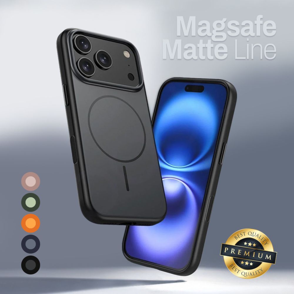 Maska za Apple iPhone 13 — Magsafe Matte Line, braon