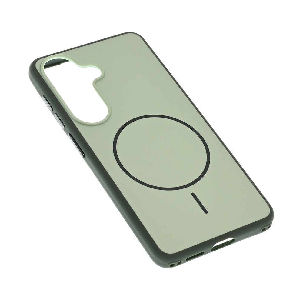 Maska za Samsung Galaxy S26 — Magsafe Matte Line, zelena