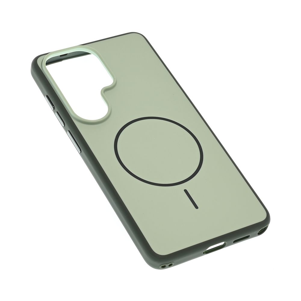 Maska za Samsung Galaxy S26 Ultra — Magsafe Matte Line, zelena