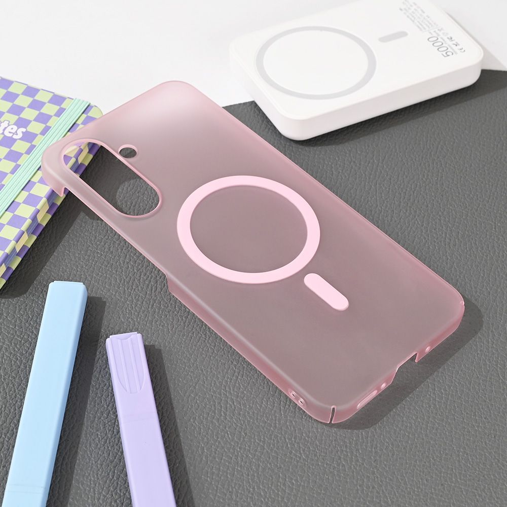 Maska za Samsung Galaxy A26 5G — Magsafe Matte PC, roze