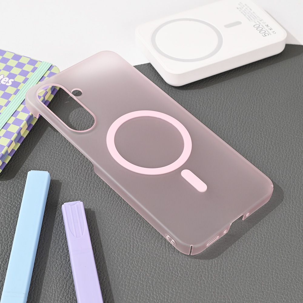 Maska za Samsung Galaxy A36 5G — Magsafe Matte PC, roze