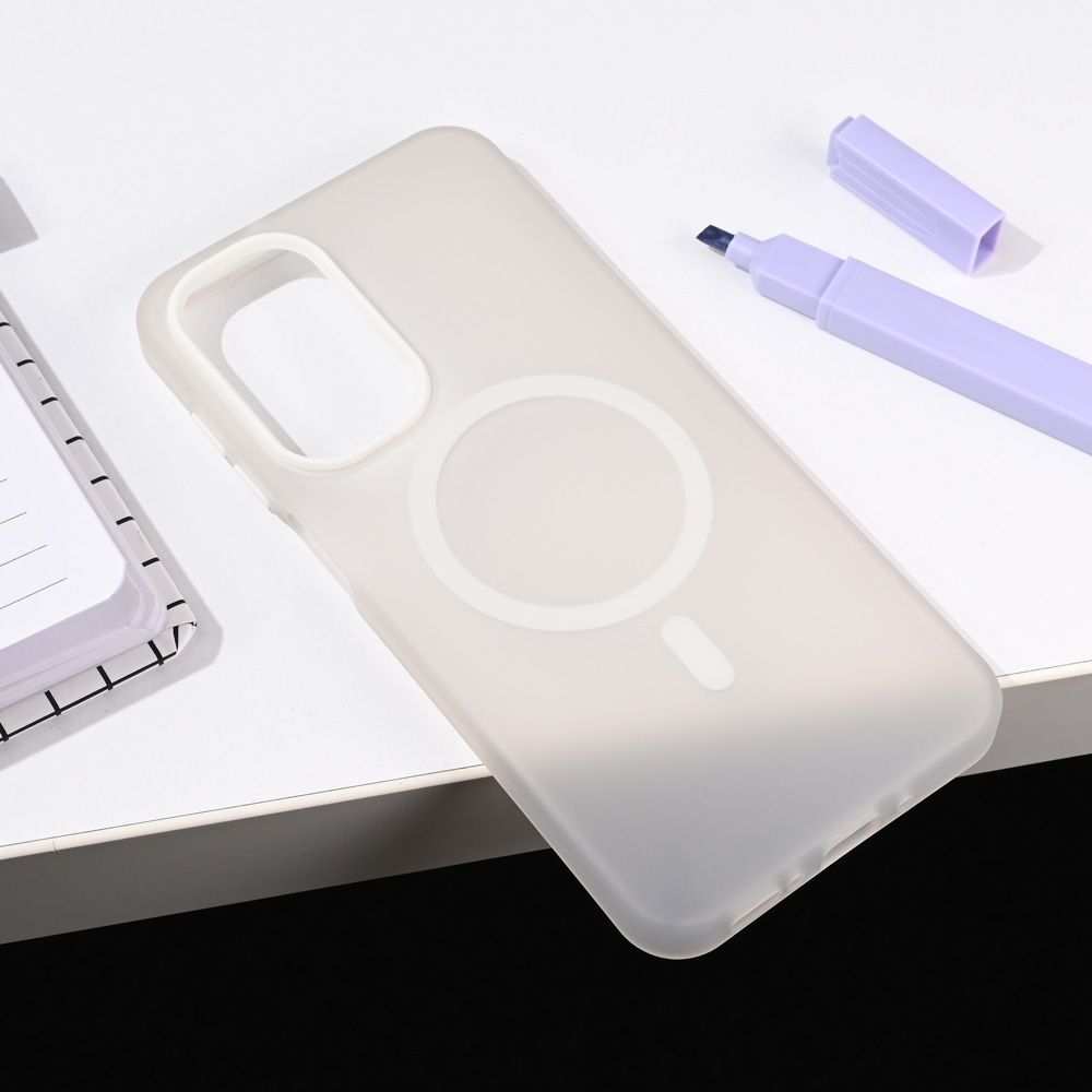 Maska za Samsung Galaxy A26 5G — Magsafe Pastel, bela