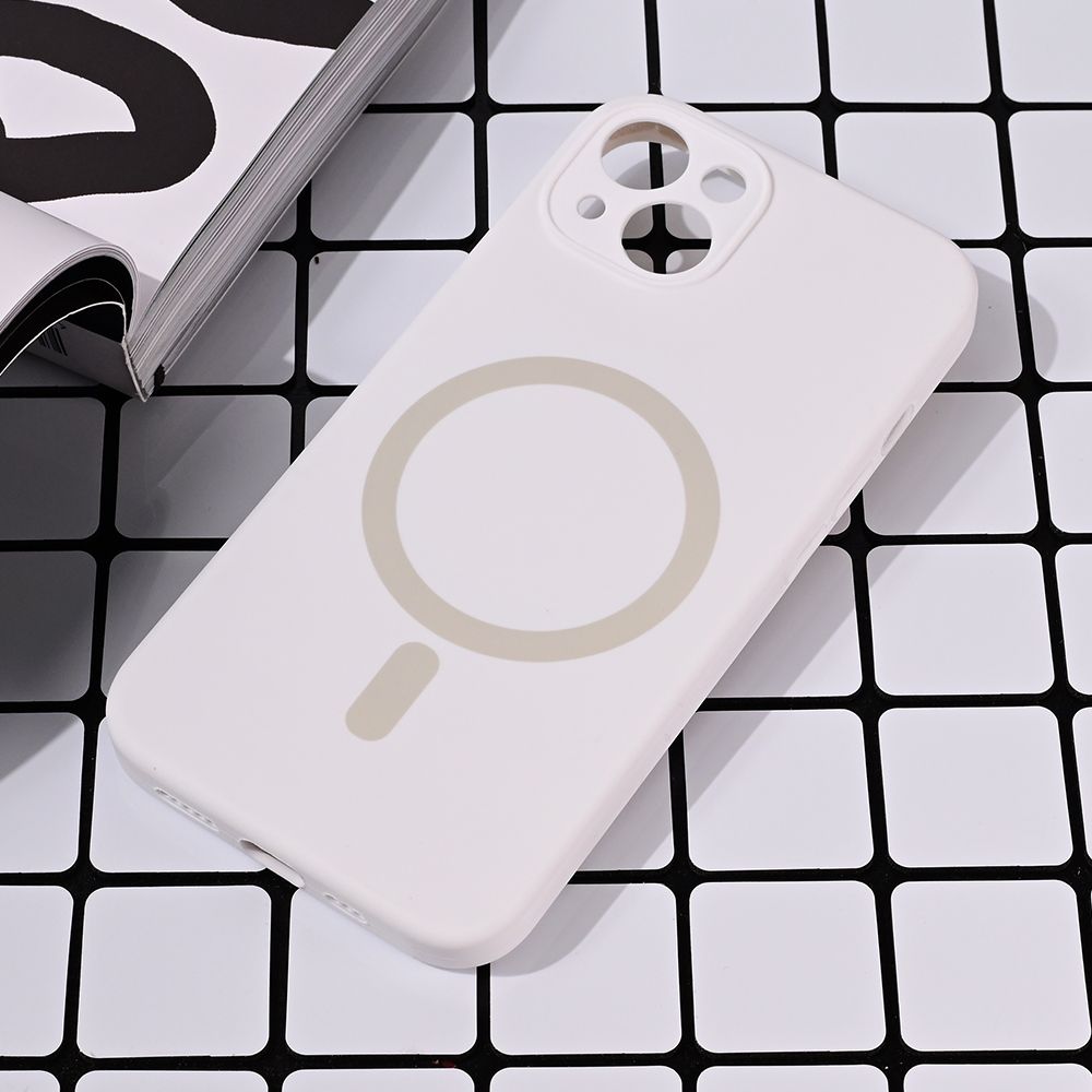 Maska za Apple iPhone 13 — Magsafe Pure color, bela