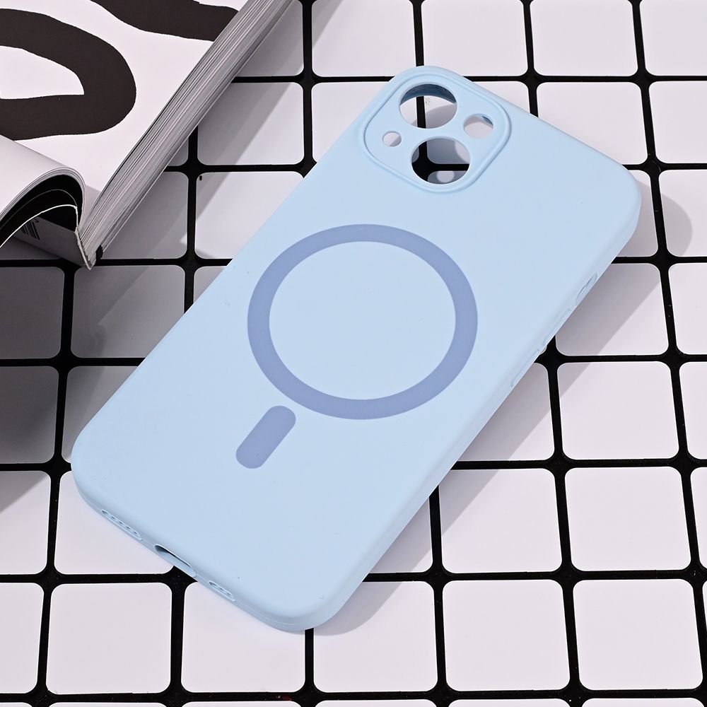 Maska za Apple iPhone 15 — Magsafe Pure color, svetlo plava