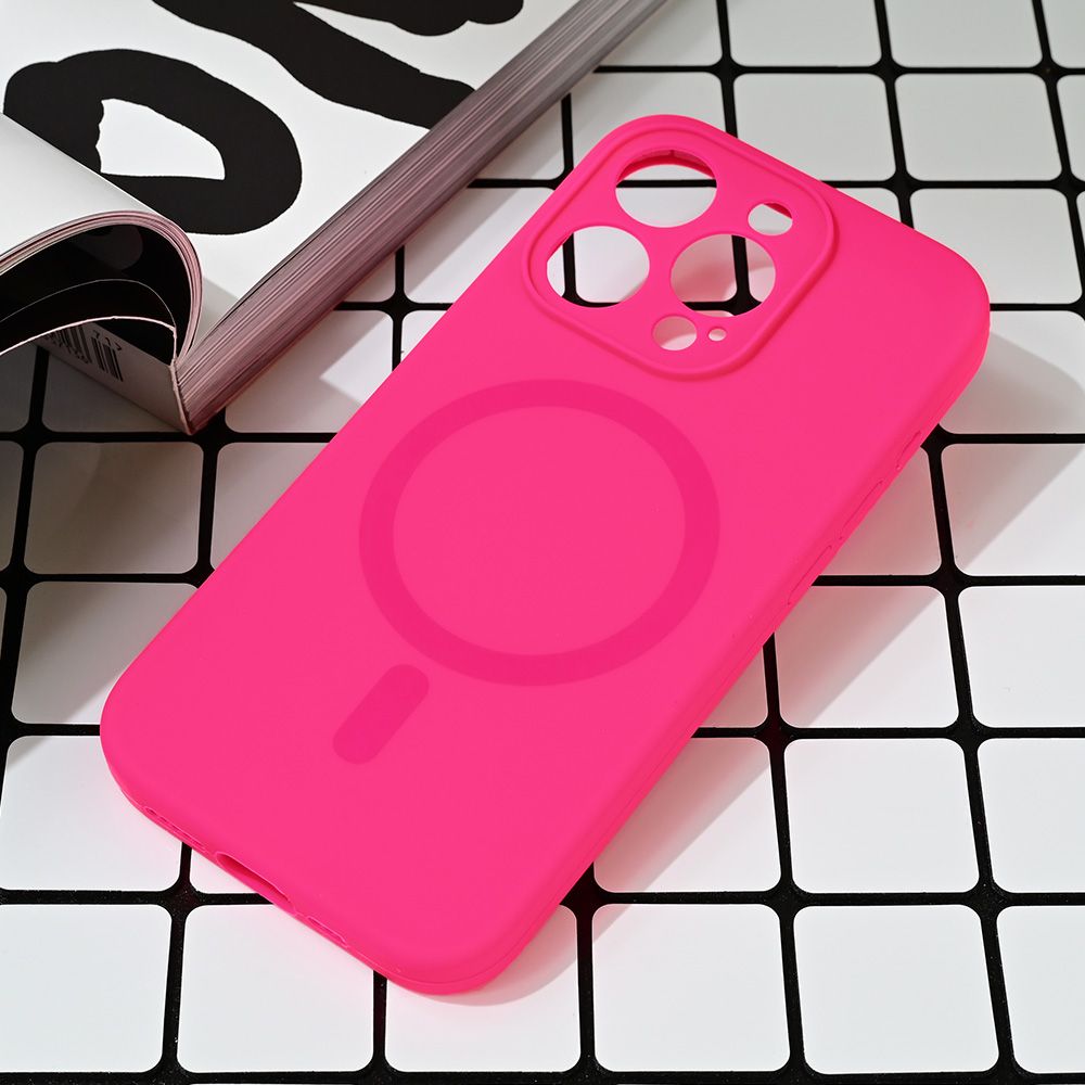 Maska za Apple iPhone 15 Pro — Magsafe Pure color, pink