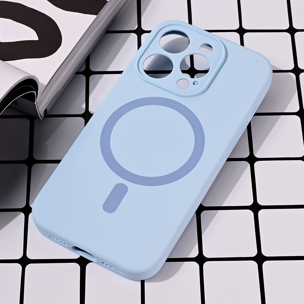 Maska za Apple iPhone 15 Pro — Magsafe Pure color, svetlo plava