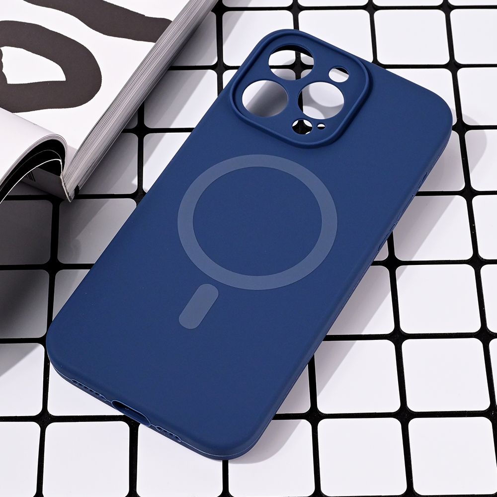 Maska za Apple iPhone 15 Pro Max — Magsafe Pure color, plava