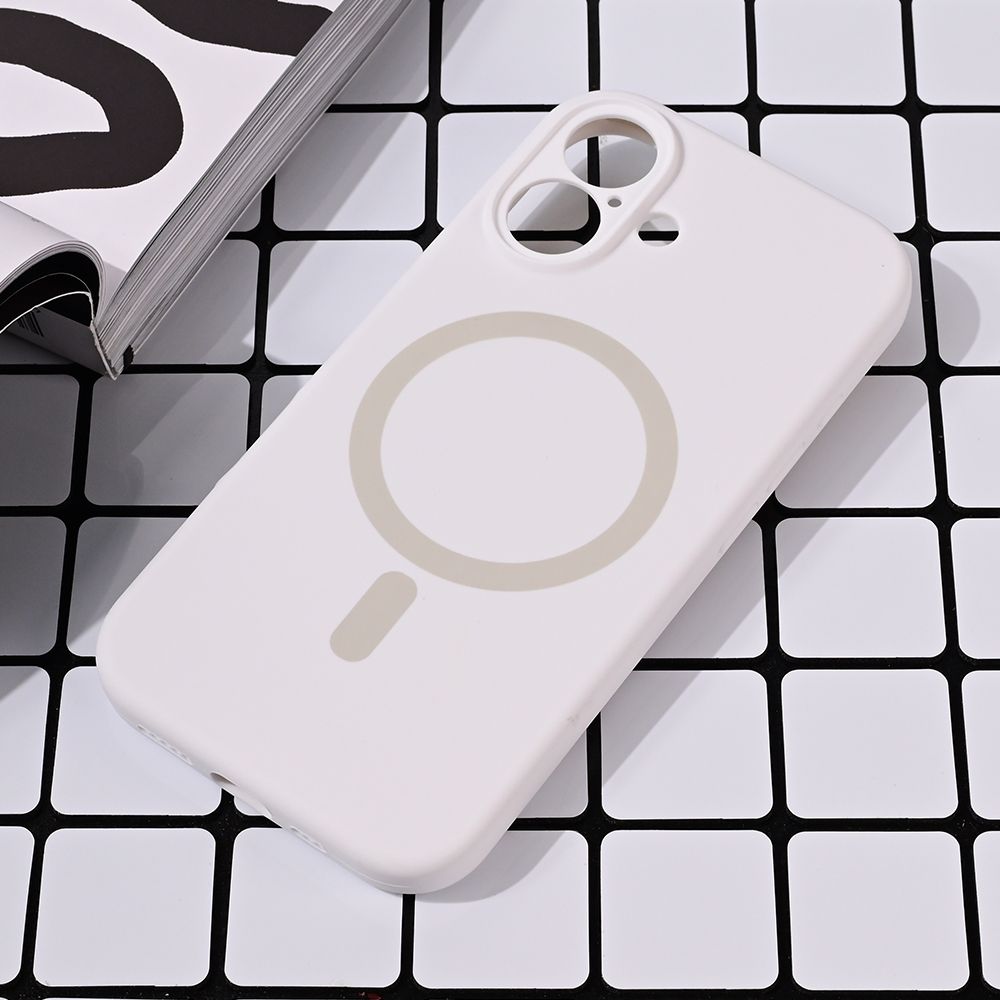 Maska za Apple iPhone 16 — Magsafe Pure color, bela