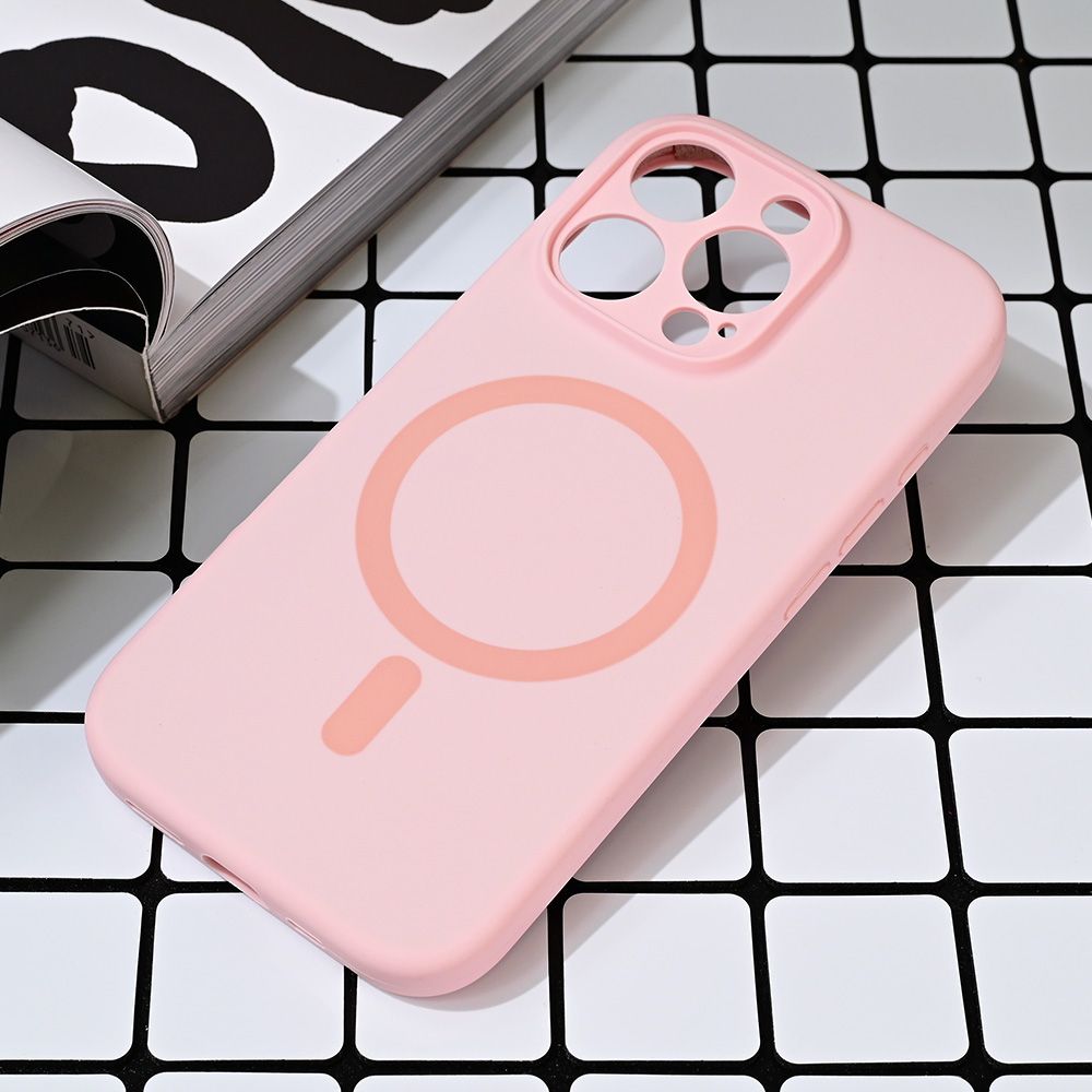 Maska za Apple iPhone 16 Pro — Magsafe Pure color, roze