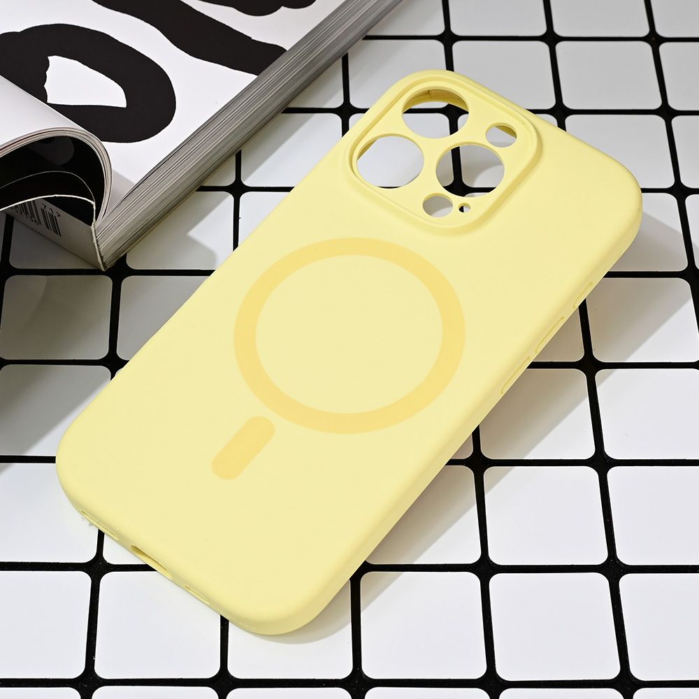 Maska za Apple iPhone 16 Pro — Magsafe Pure color, zuta