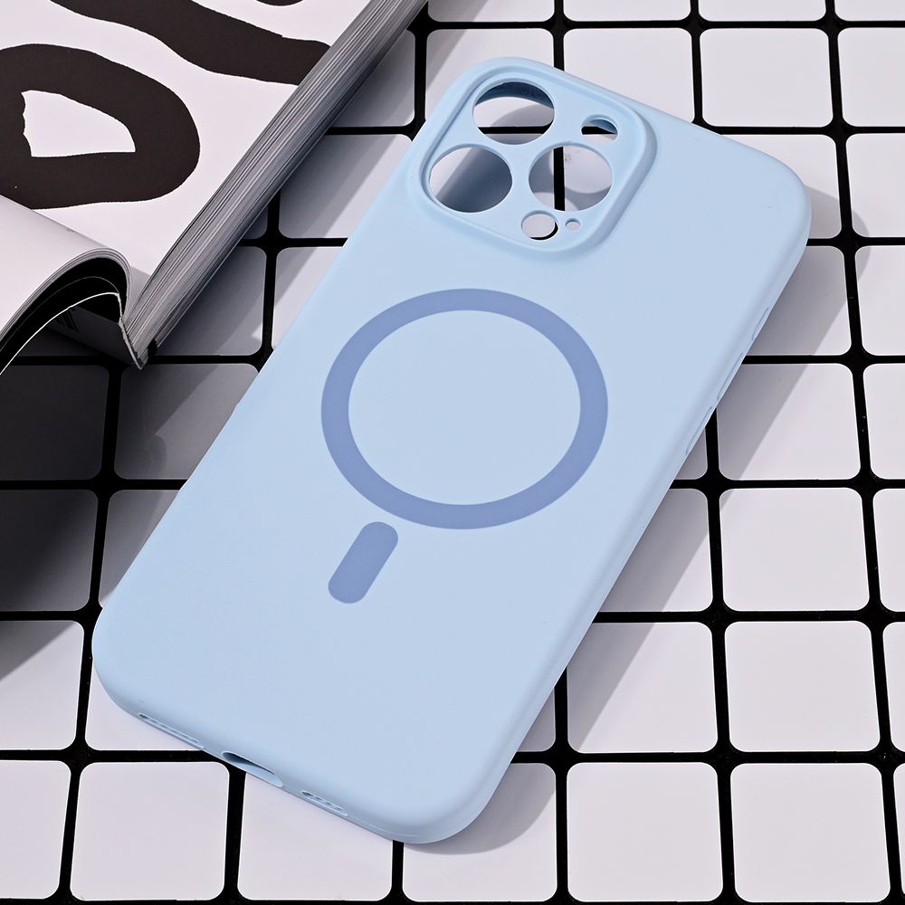 Maska za Apple iPhone 16 Pro Max — Magsafe Pure color, svetlo plava
