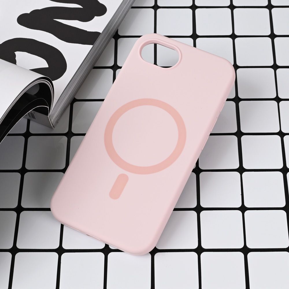 Maska za Apple iPhone 16e — Magsafe Pure color, roze