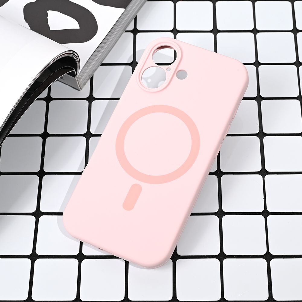 Maska za Apple iPhone 17 — Magsafe Pure color, roze