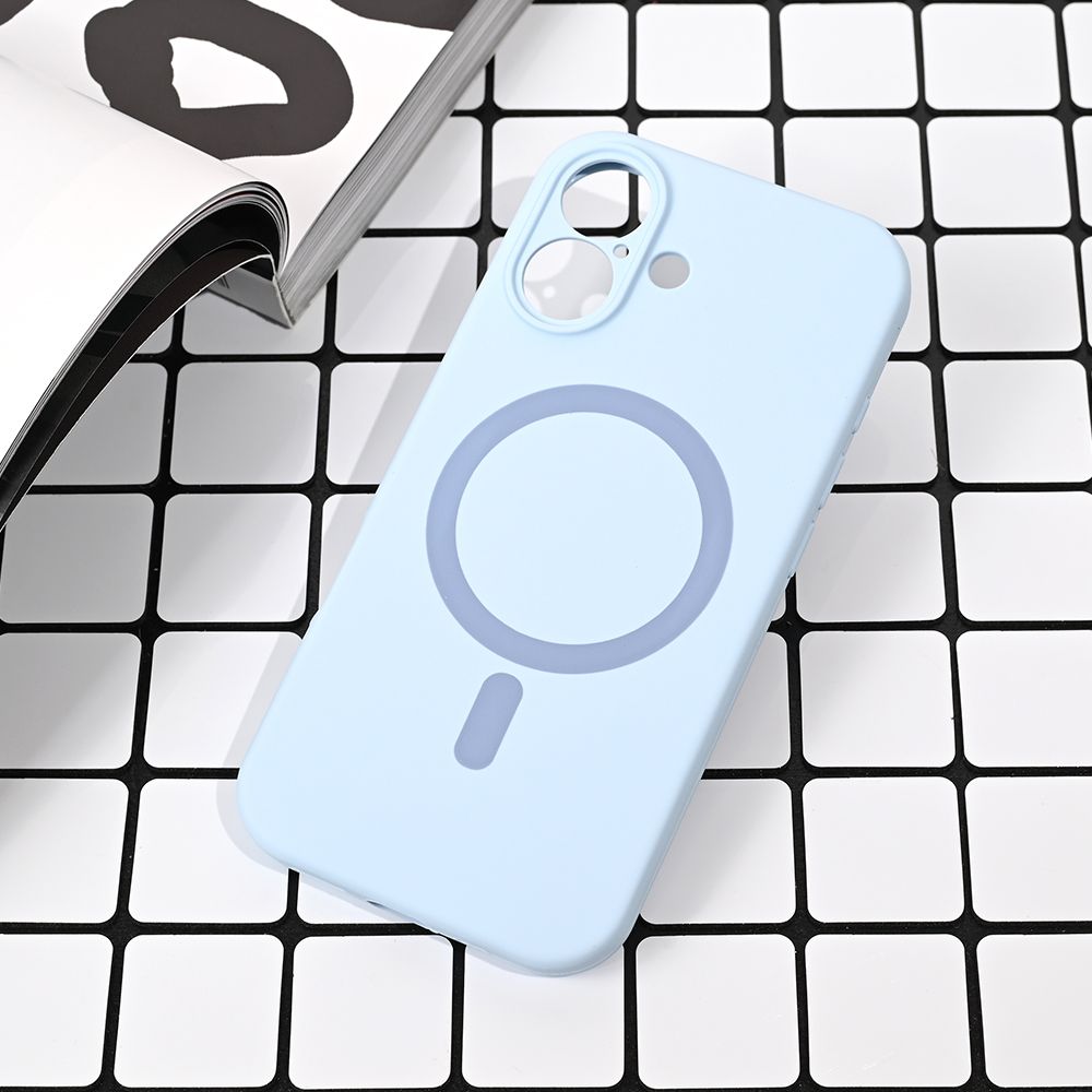 Maska za Apple iPhone 17 — Magsafe Pure color, svetlo plava