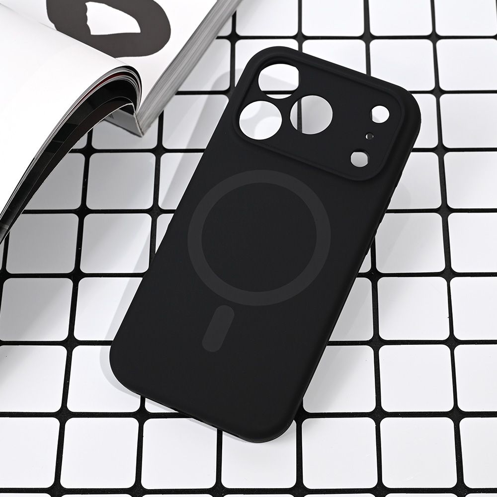 Maska za Apple iPhone 17 Pro — Magsafe Pure color, crna