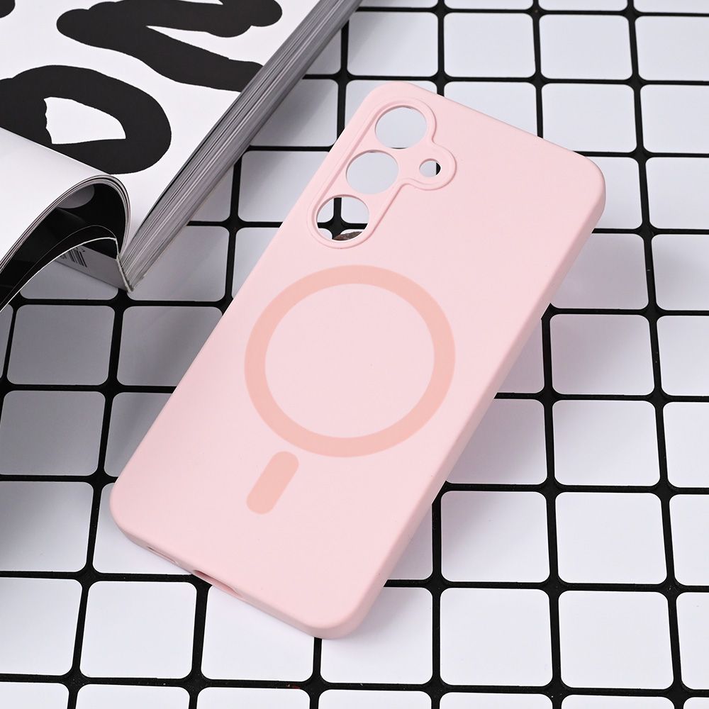 Maska za Samsung Galaxy S24 — Magsafe Pure color, roze