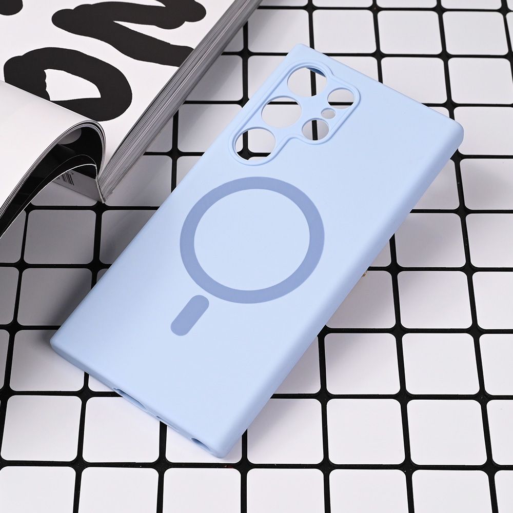 Maska za Samsung Galaxy S24 Ultra — Magsafe Pure color, svetlo plava