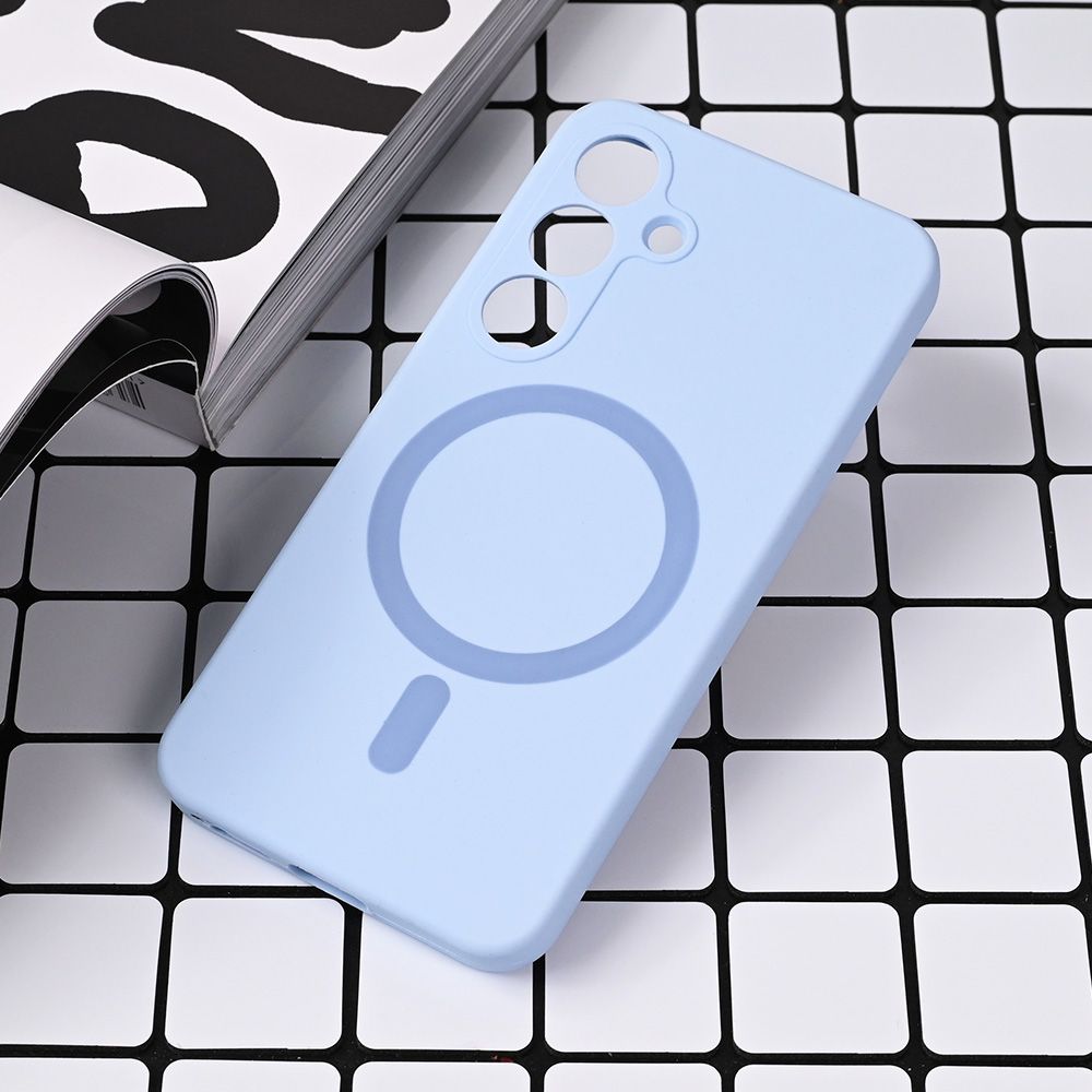 Maska za Samsung Galaxy S25 — Magsafe Pure color, svetlo plava