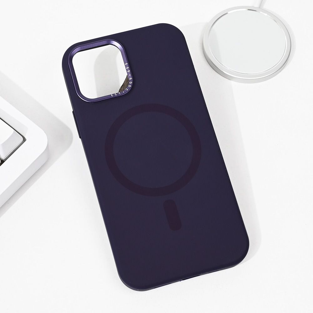 Maska za Apple iPhone 12 — Magsafe Pure Plus, tamno ljubicasta