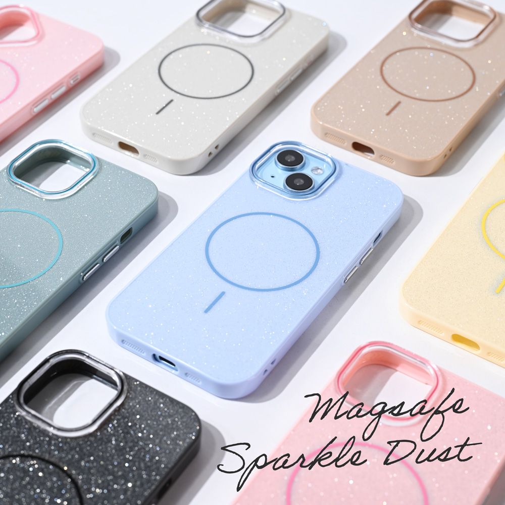 Maska za Apple iPhone 13 — Magsafe Sparkle Dust, ljubicasta