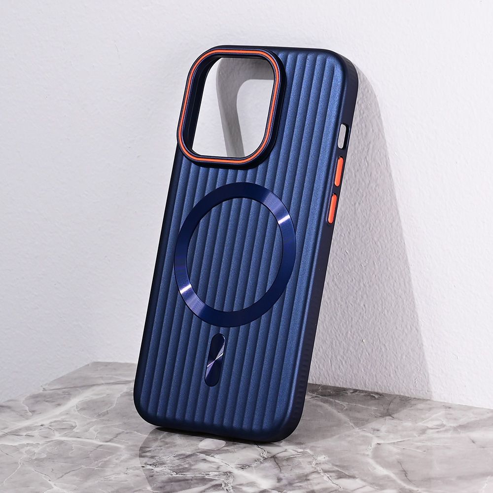 Maska za Apple iPhone 13 Pro — Magsafe Stripe, plava