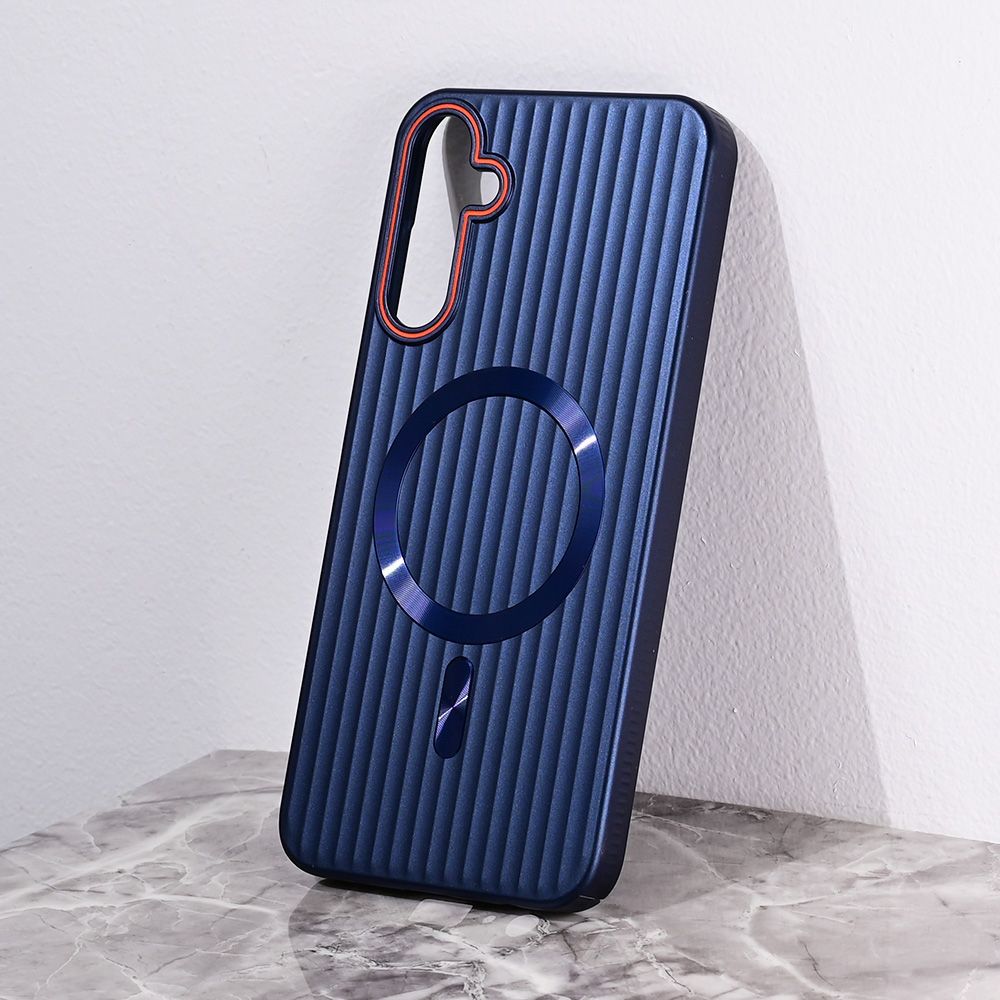 Maska za Samsung Galaxy A35 5G — Magsafe Stripe, plava