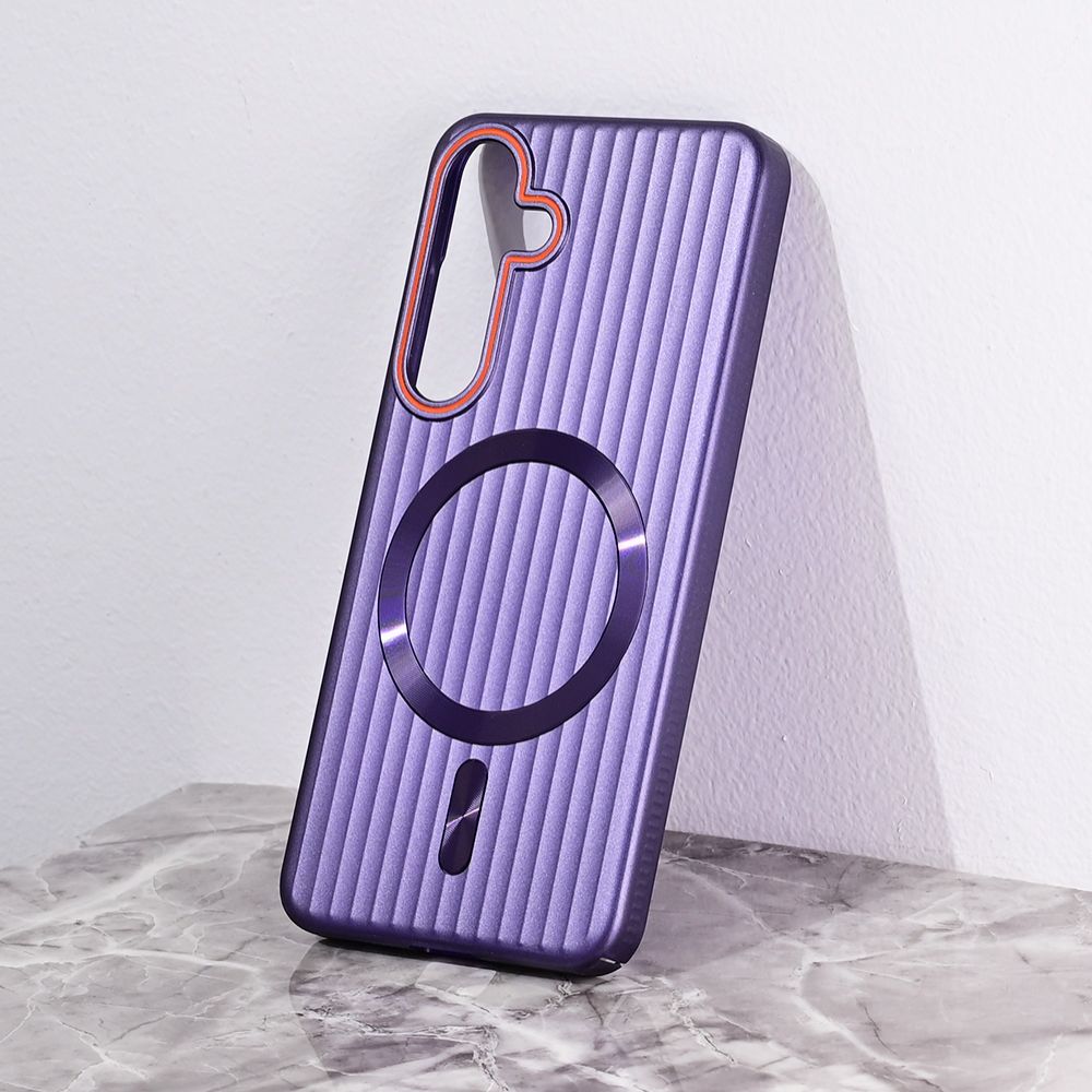 Maska za Samsung Galaxy S24 — Magsafe Stripe, ljubicasta