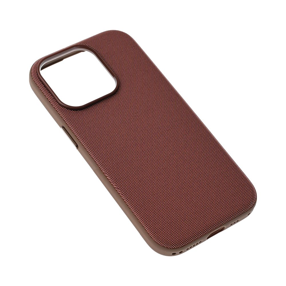 Maska za Apple iPhone 15 Pro — Magsafe TechWoven, braon