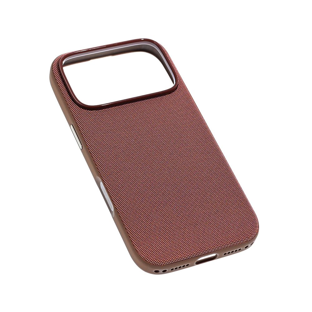 Maska za Apple iPhone 17 Pro — Magsafe TechWoven, braon