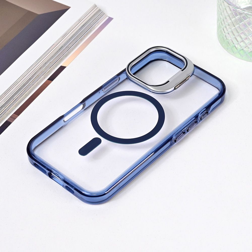 Maska za Apple iPhone 16 — Magsafe transparent, plava
