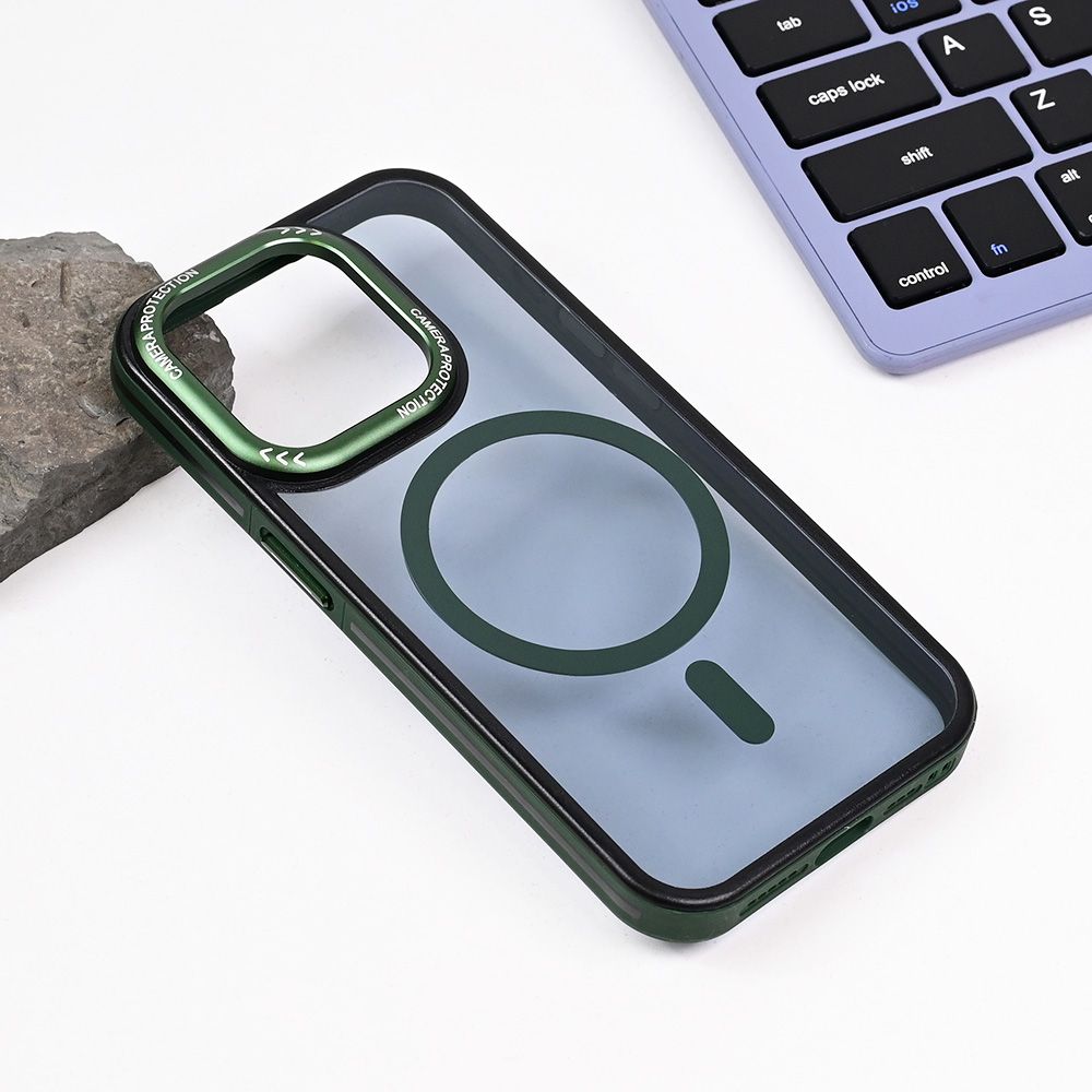 Maska za Apple iPhone 15 Pro — Magsafe Trendy, zelena