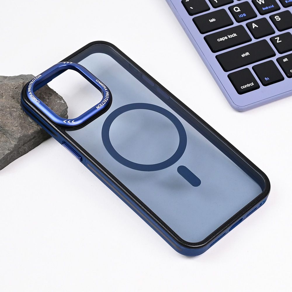 Maska za Apple iPhone 15 Pro Max — Magsafe Trendy, plava