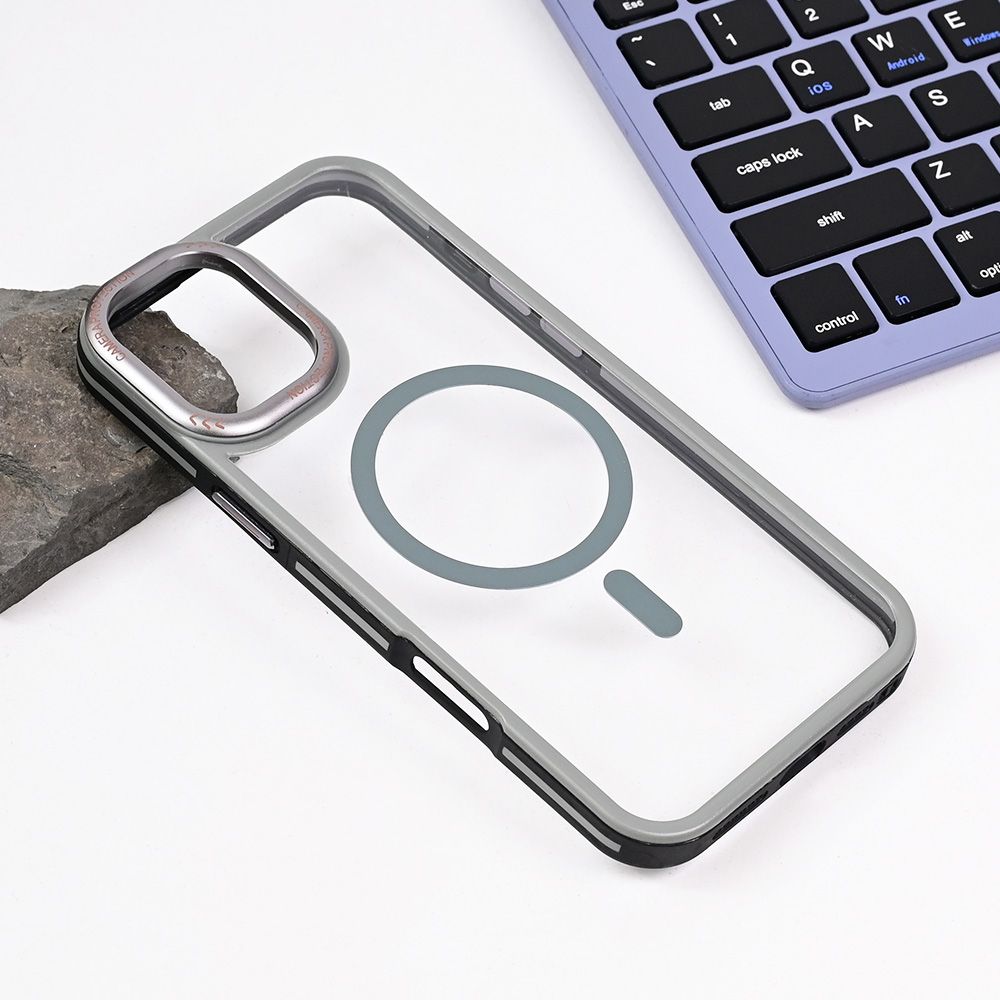 Maska za Apple iPhone 16 Plus — Magsafe Trendy, siva