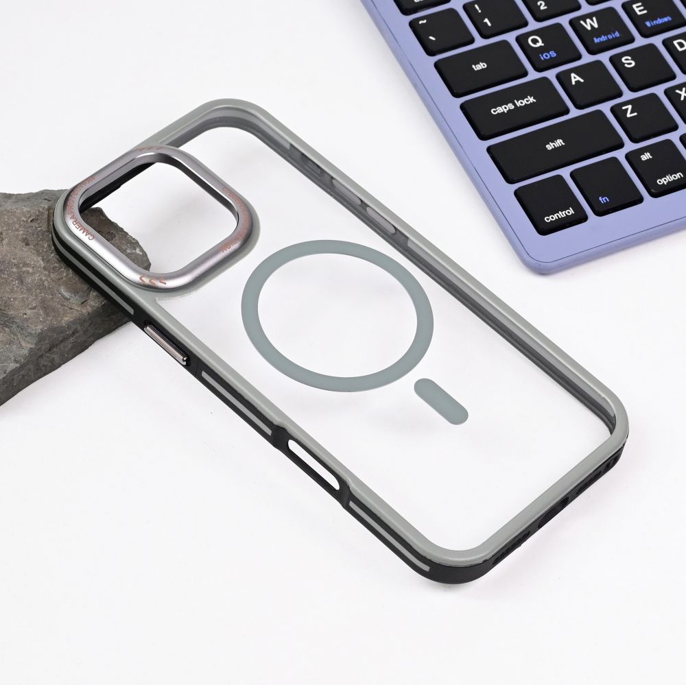 Maska za Apple iPhone 16 Pro Max — Magsafe Trendy, siva