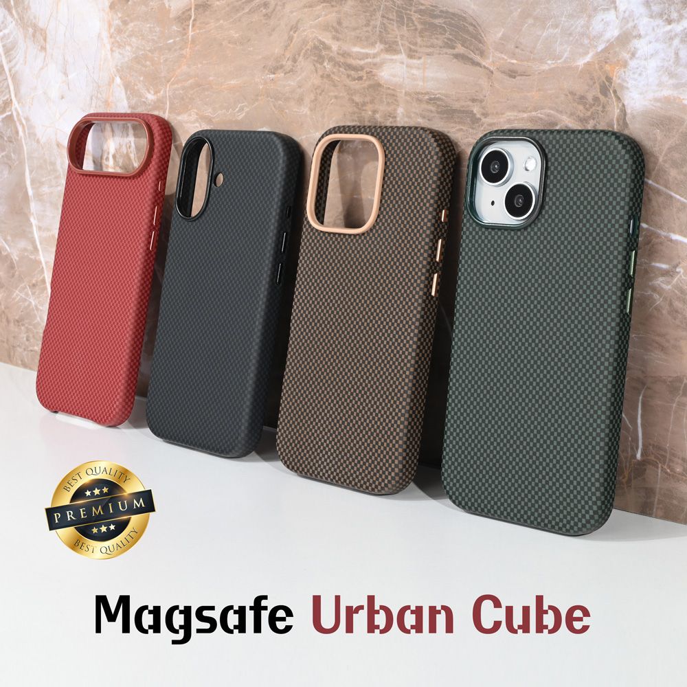 Maska za Apple iPhone 13 — Magsafe Urban Cube, zelena