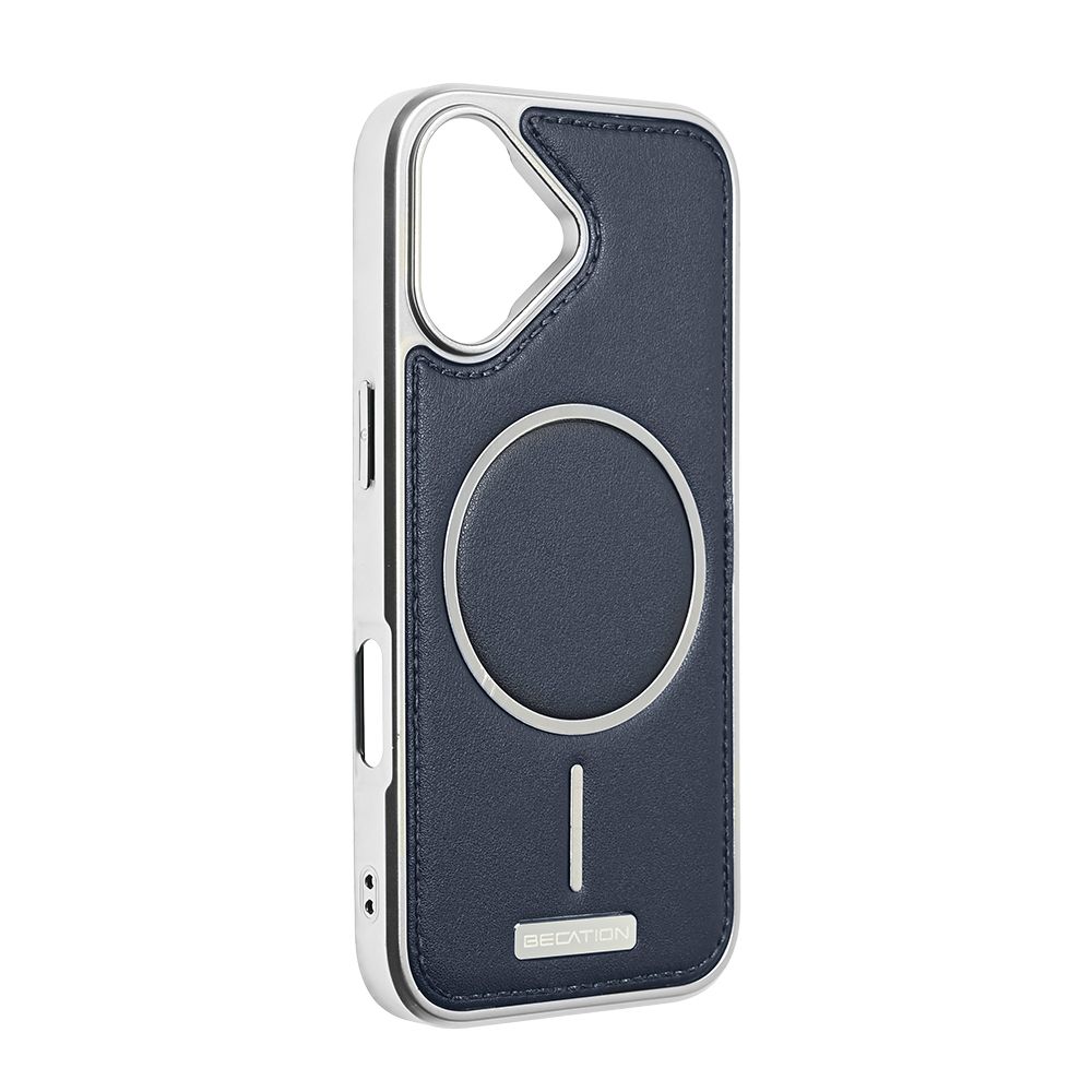 Maska za Apple iPhone 17 — Magsafe Urban Leather, tamno plava