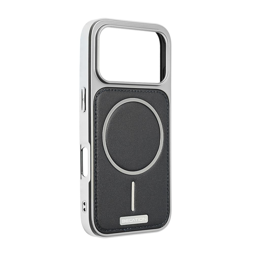 Maska za Apple iPhone 17 Pro — Magsafe Urban Leather, crna