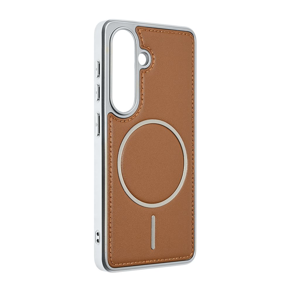 Maska za Samsung Galaxy S26 — Magsafe Urban Leather, braon