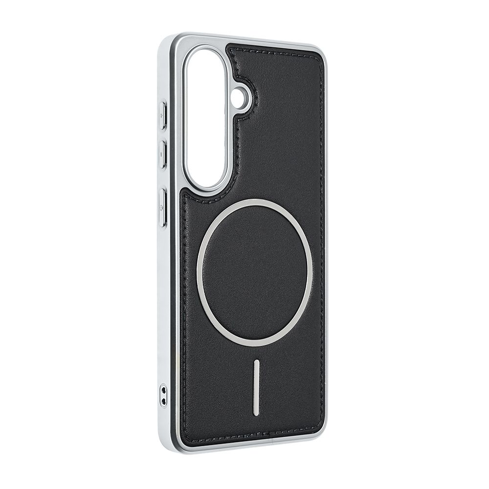 Maska za Samsung Galaxy S26 — Magsafe Urban Leather, crna
