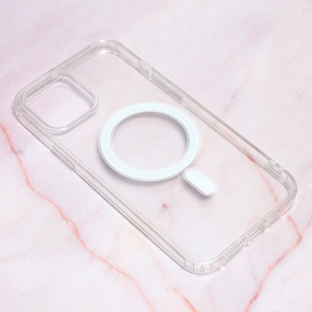 Maska za Apple iPhone 12 Pro Max — Magsafe, transparent