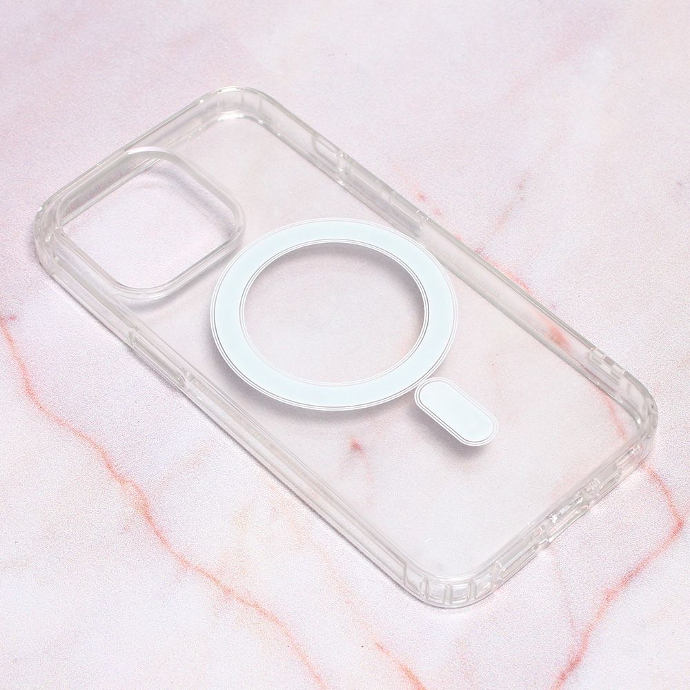 Maska za Apple iPhone 13 Pro — Magsafe, transparent